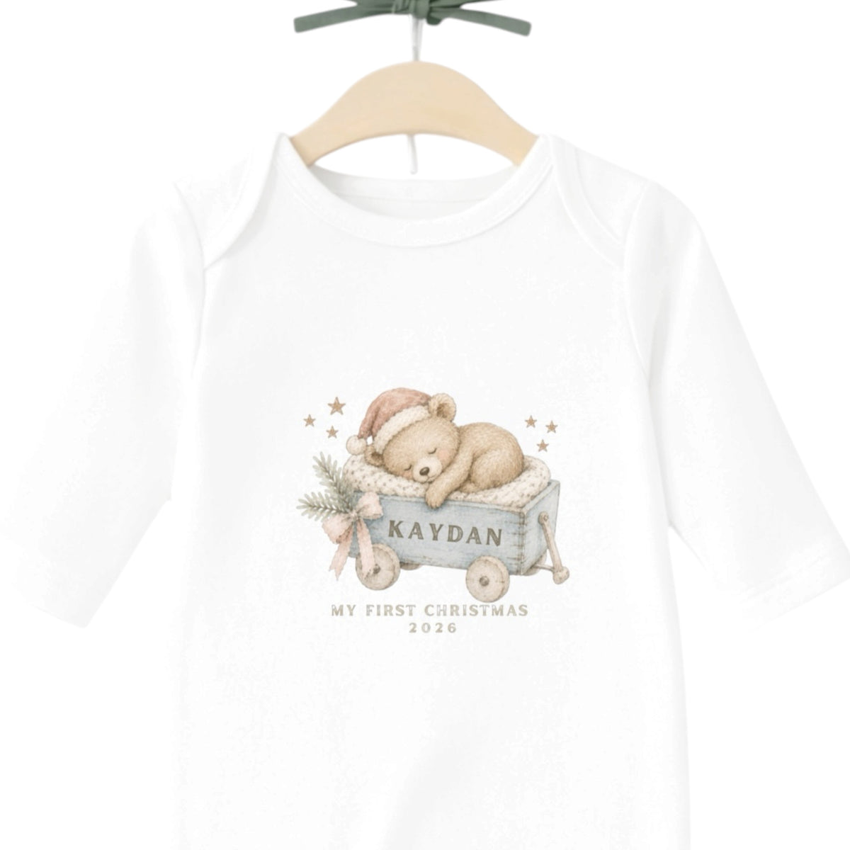 Baby’s First Christmas Personalised Romper