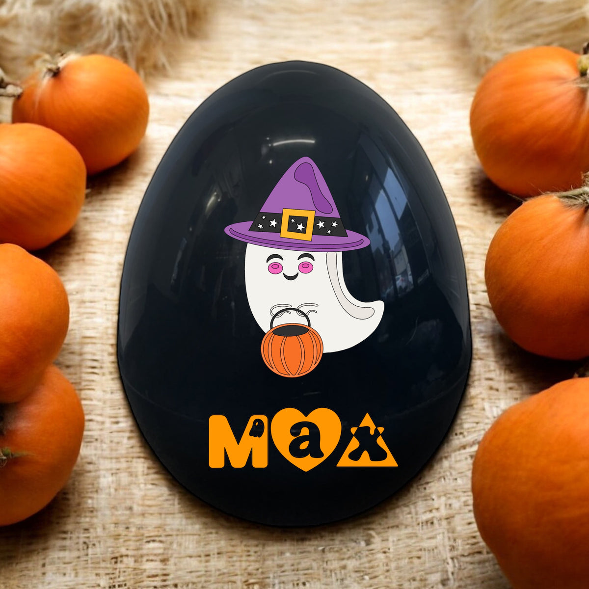Spooky giant Fillable egg with cup