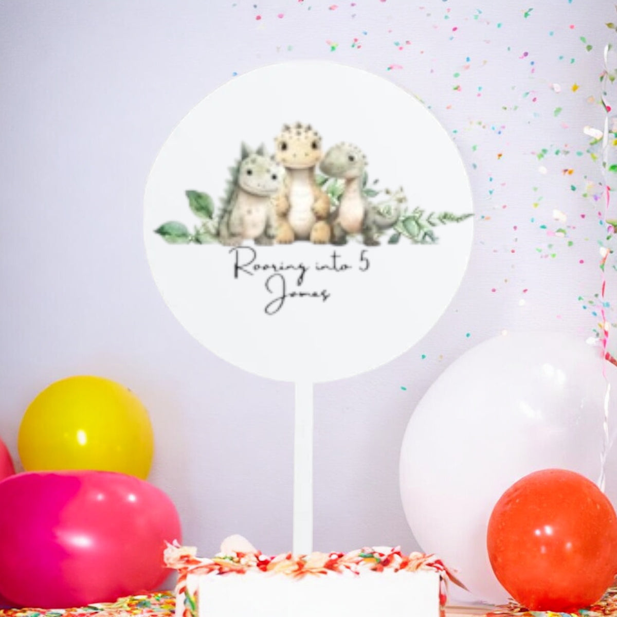 Dino Cake Topper