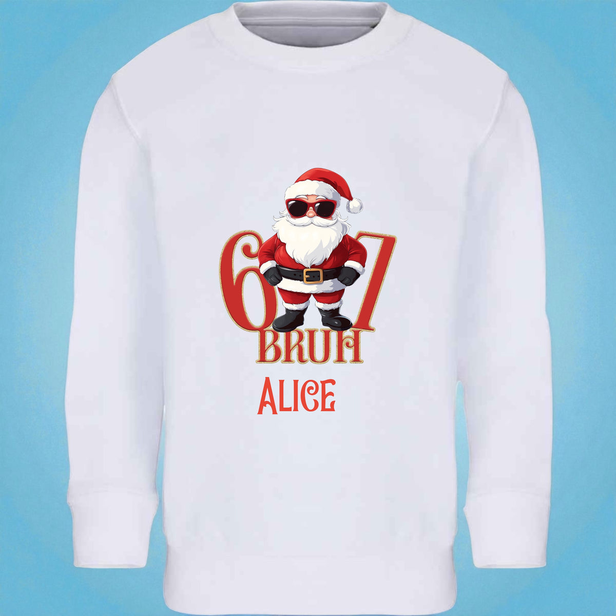 Santa 6 7 Sweatshirt