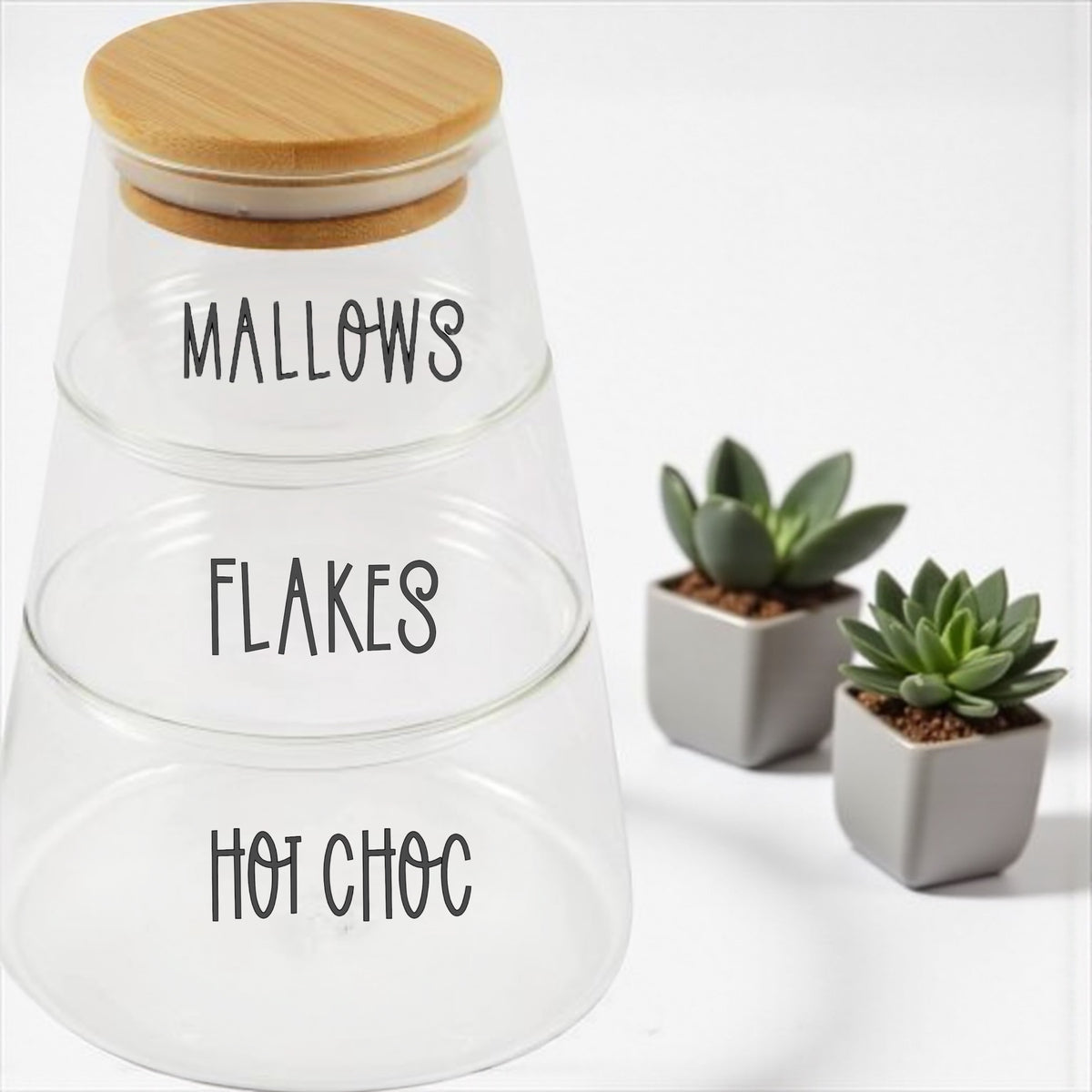 Pyrimd Set of 3 Hot Chocolate station