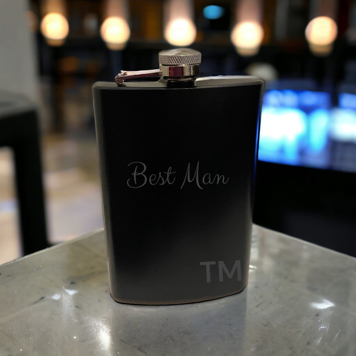 Groom Hip Flask