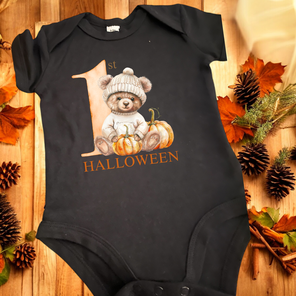 Baby Bear 1st Halloween Bodysuits