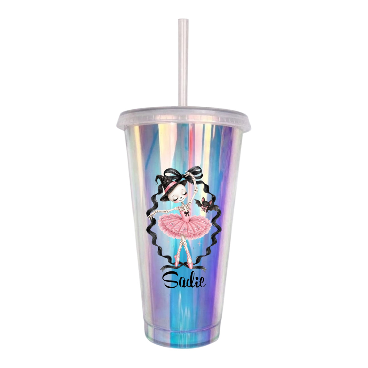 24oz hallograpic cup personalised