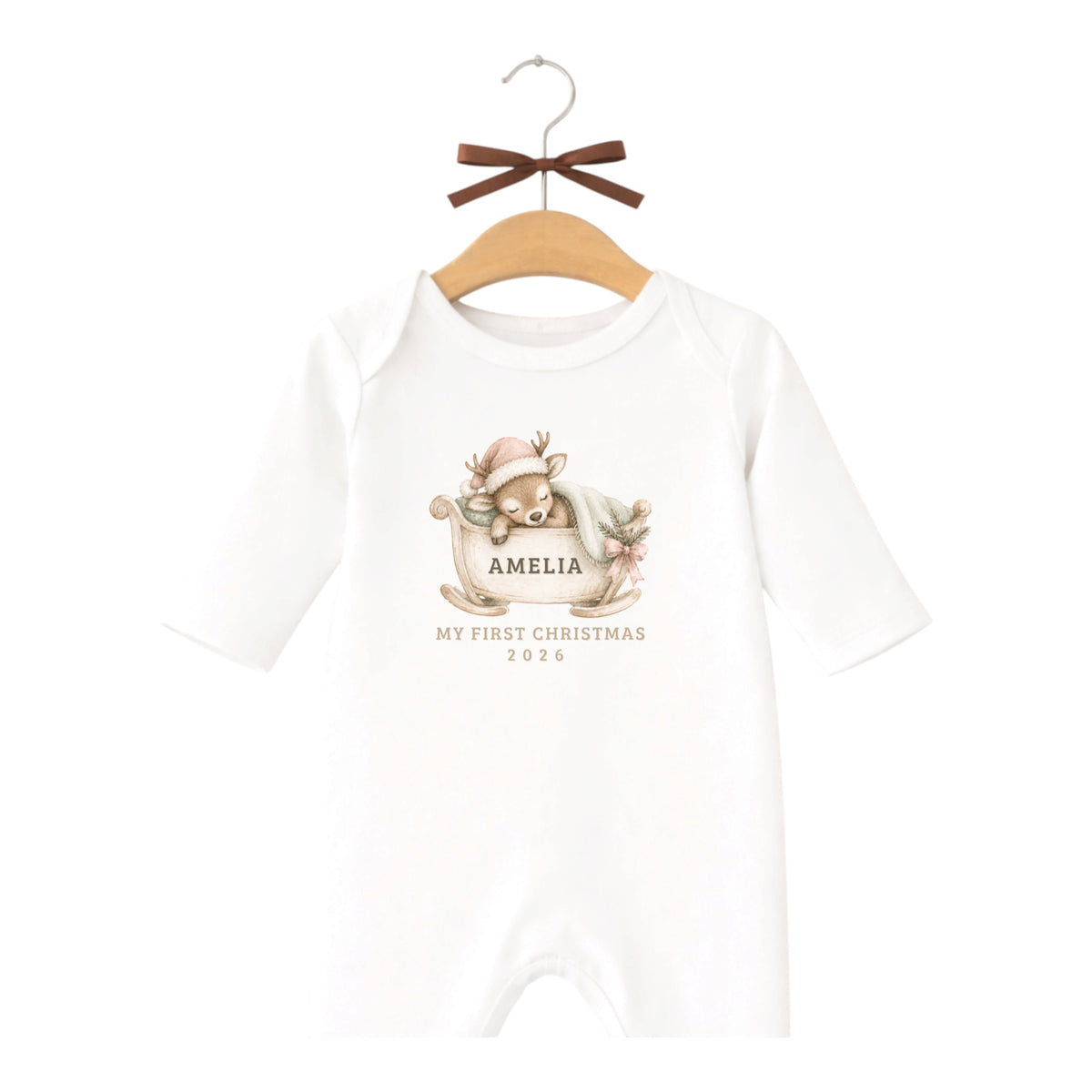 First Christmas Romper suit