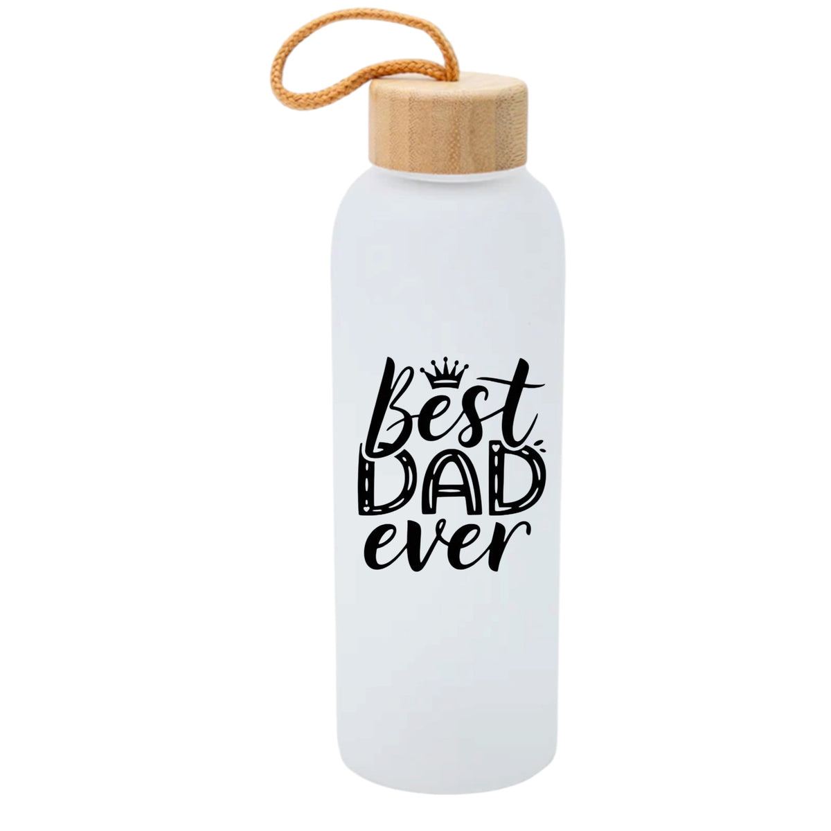 Best Dad Frosted Water Bottle