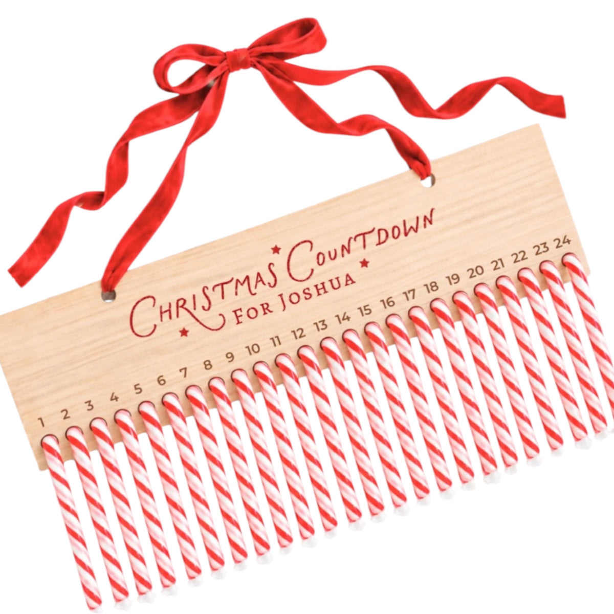 Personalised Wooden Advent Calendar