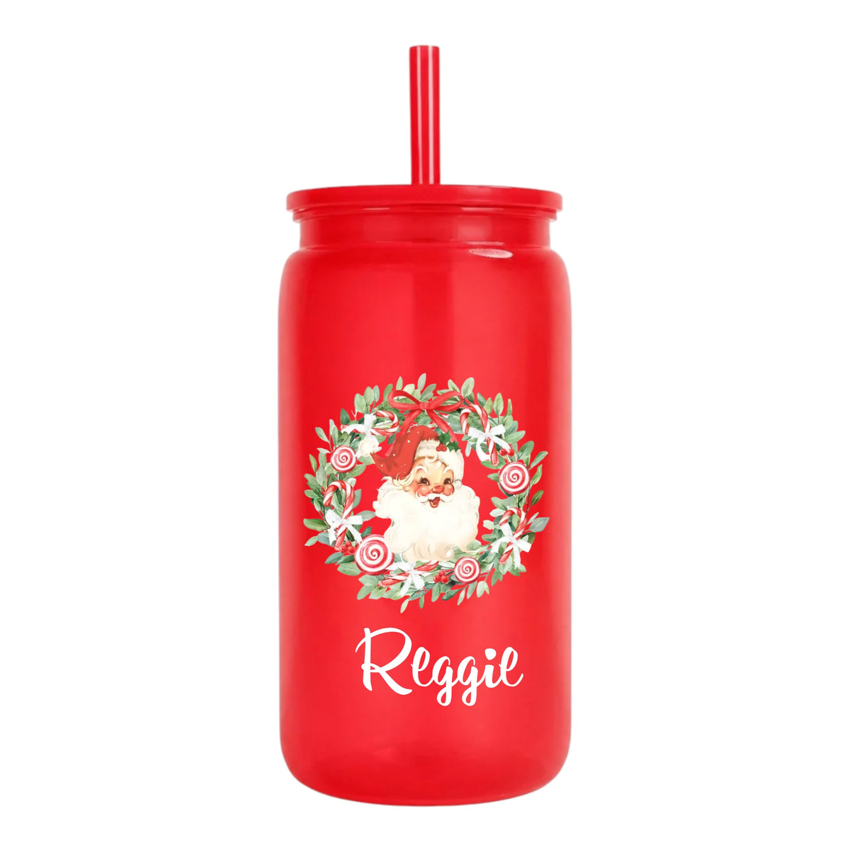 Santa Beer can Cup