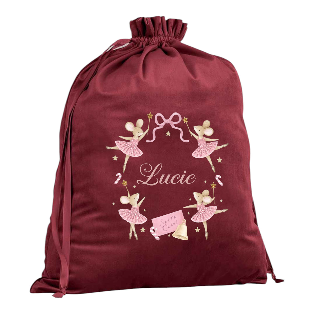 Velvet Personalised Large Sack