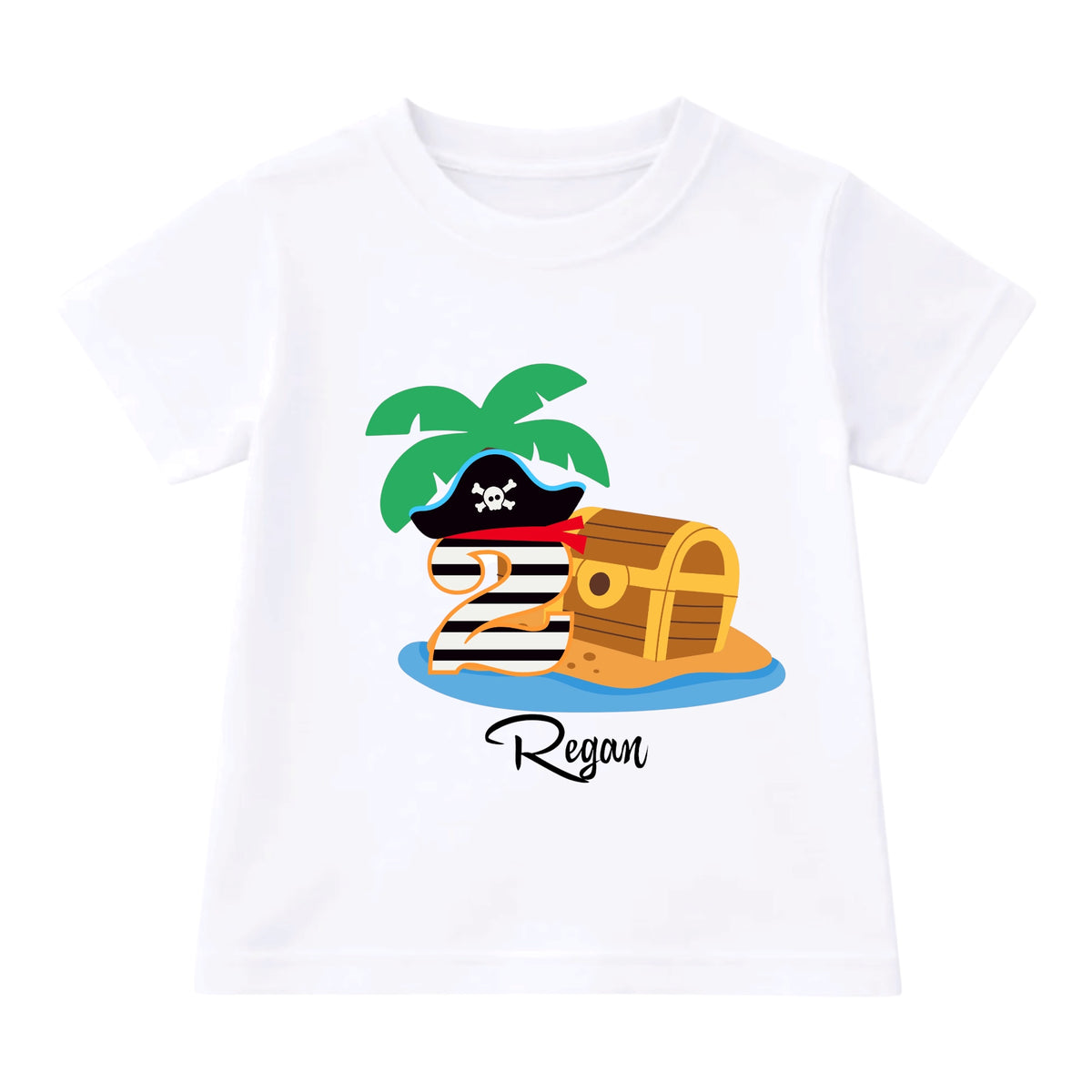 Pirate Birthday T shirt Personalised