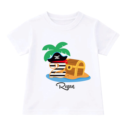 Pirate Birthday T shirt Personalised