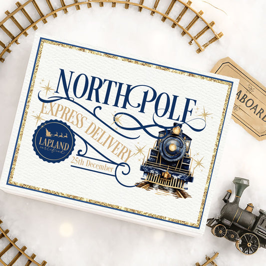 North Pole Deep Filled Box with matching treat box