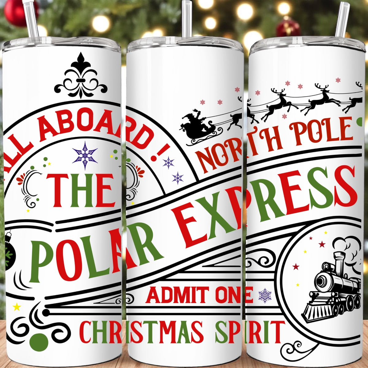 The Polar Express  Christmas Insulated Cup 20oz