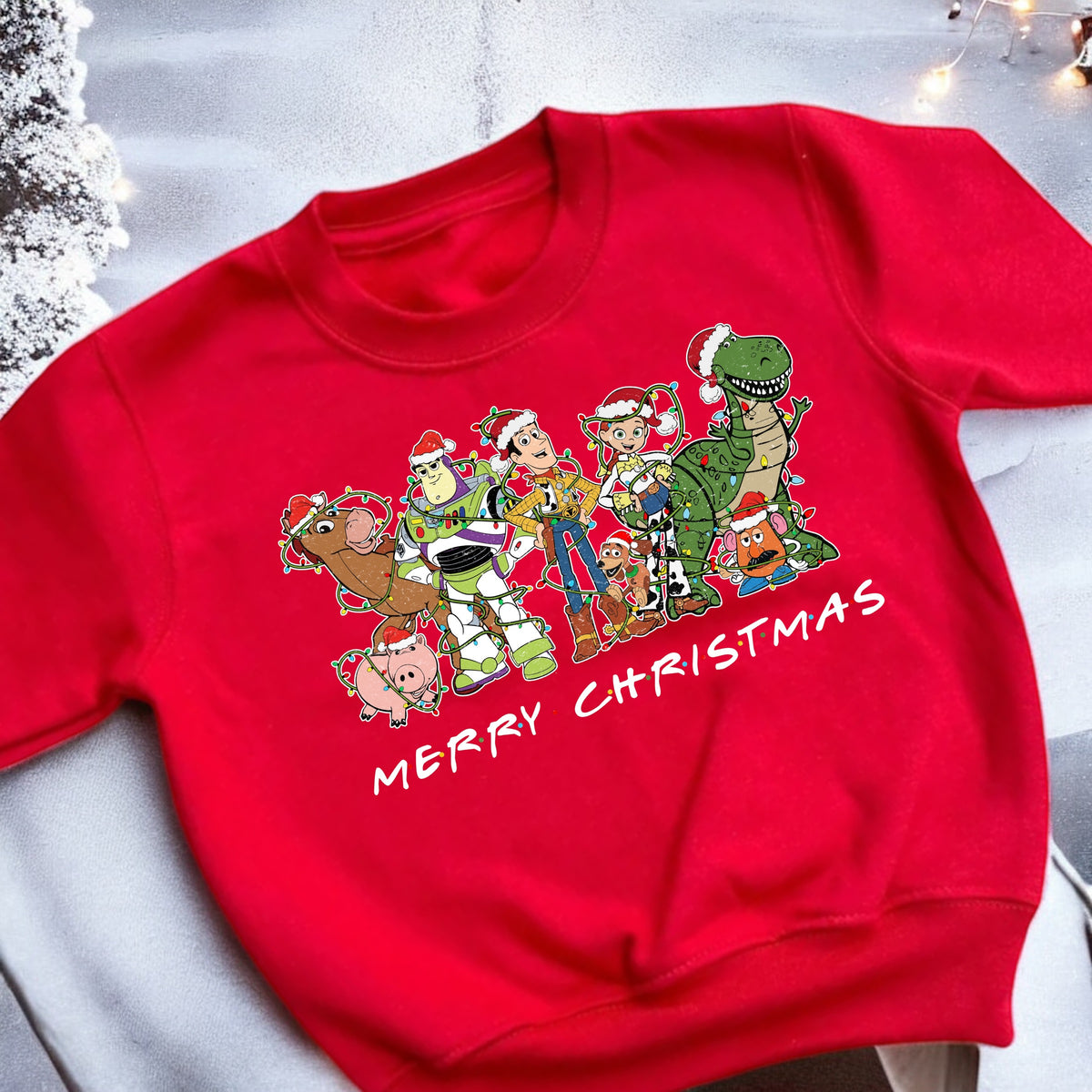 Merry Christmas and Sweatshirt Woody and crew