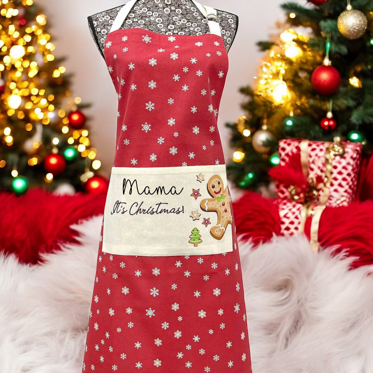 Adult Christmas Personalised Apron