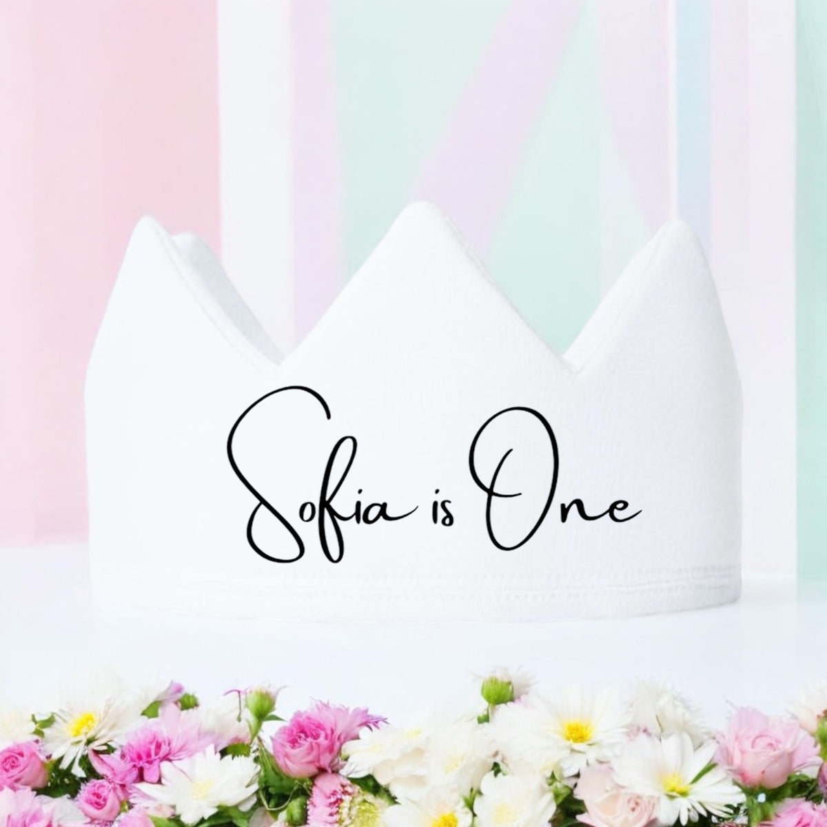 Soft Plush Adjustable Birthday Crowns