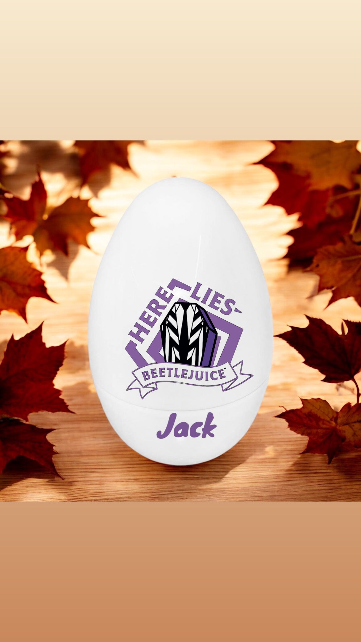 Here Lies Extra large Fillable egg