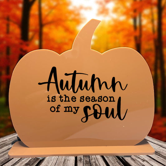 Pumpkin Acrylic On stand