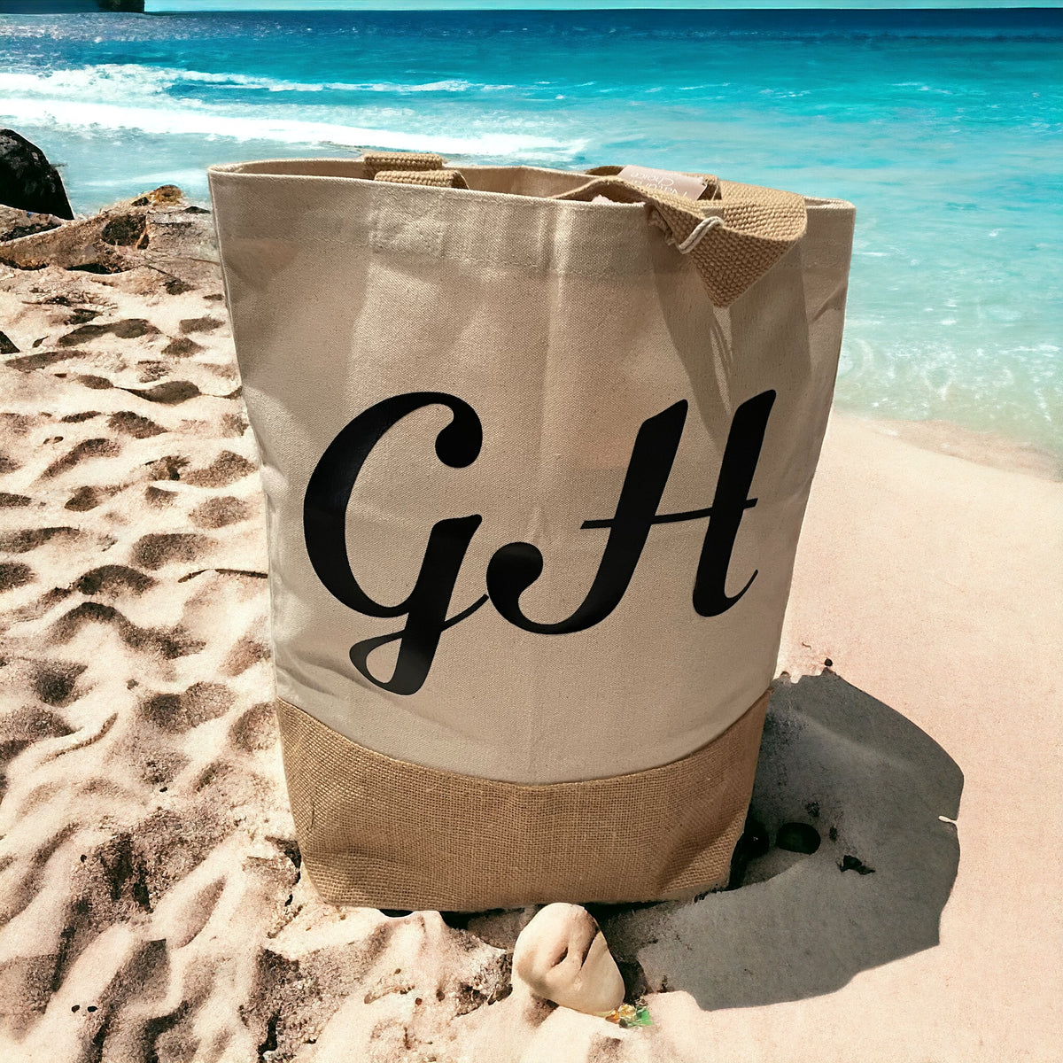 Holiday Initial Beach Bag