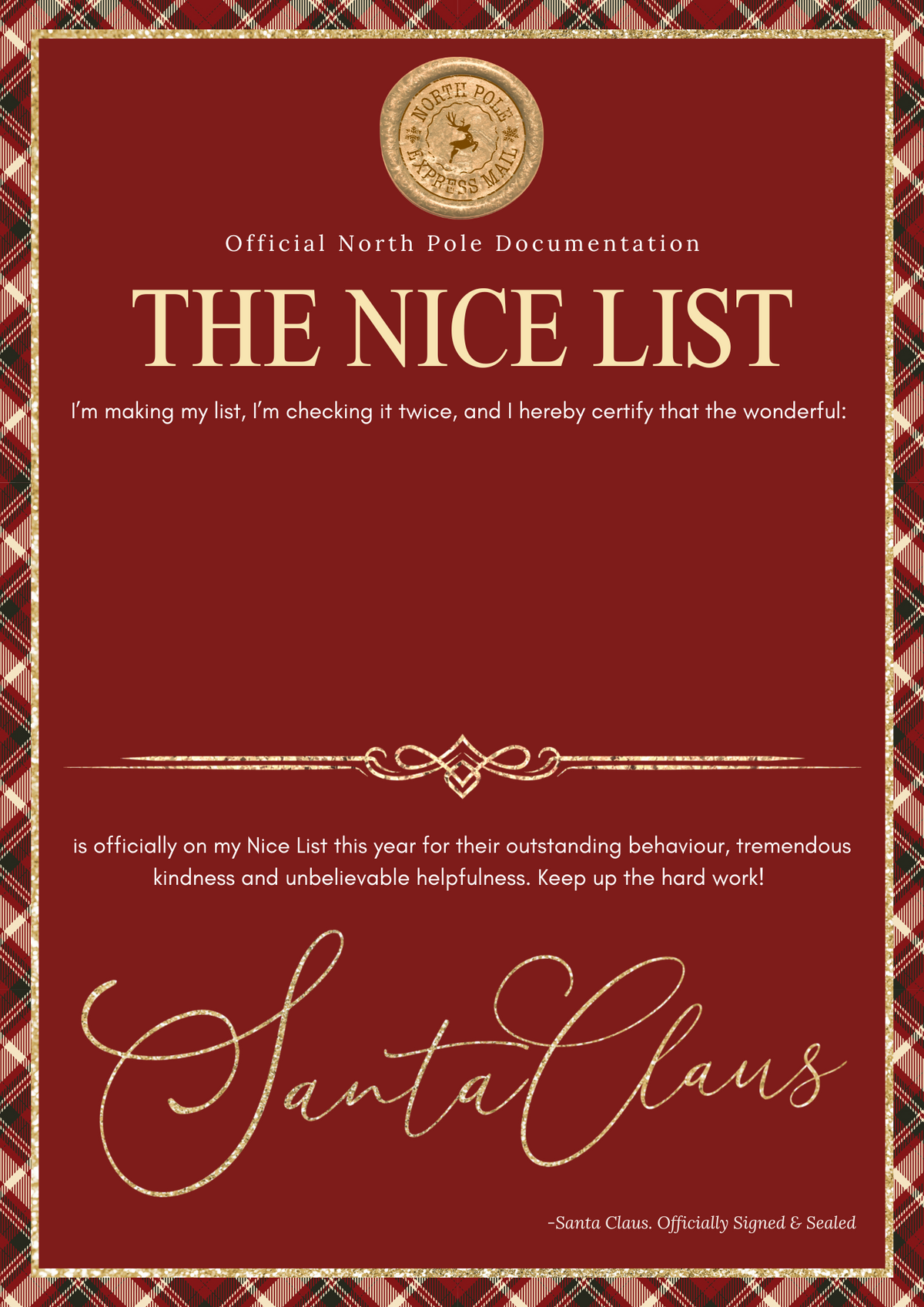 Letters from Santa