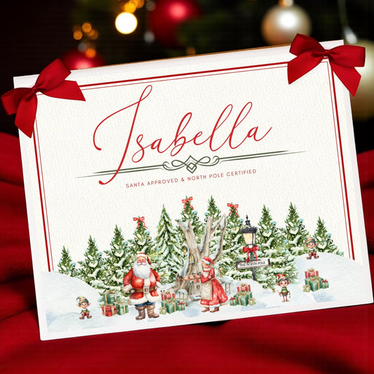 Santa Woodland Christmas Box