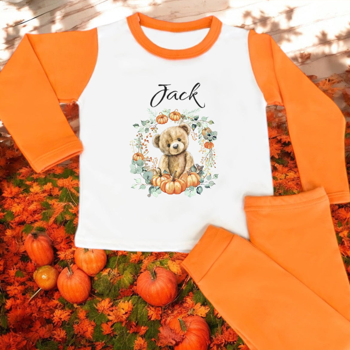 Halloween Monster  PJS Personalised