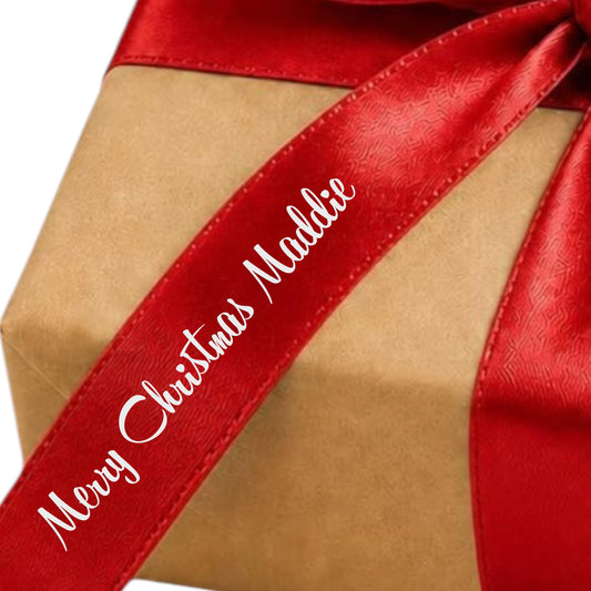 Personalised Red Ribbon