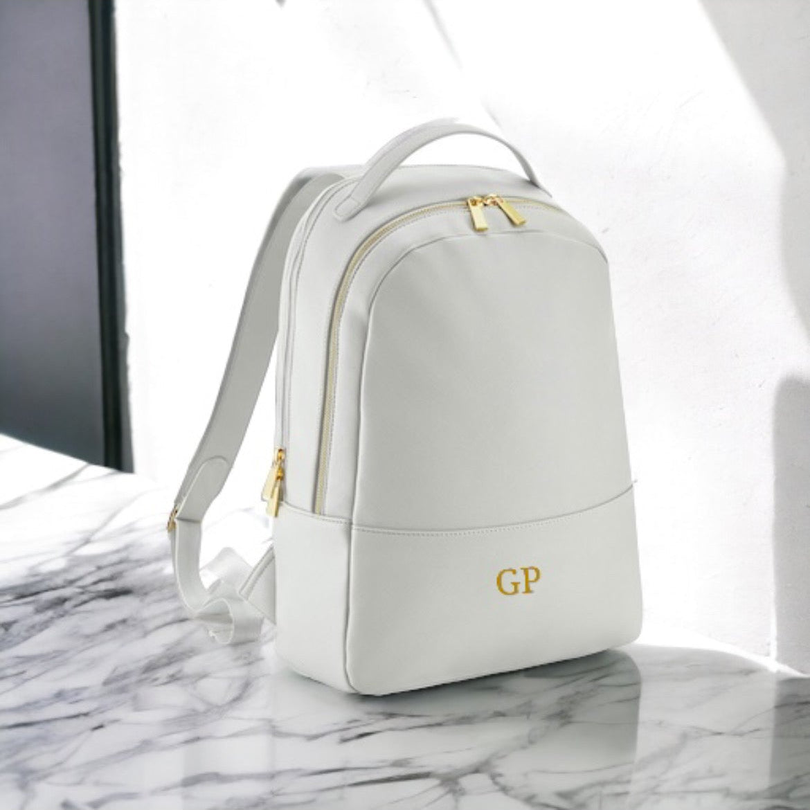 Boutique Personalised Leatherette Backpack Bag