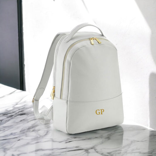 Boutique Personalised Leatherette Backpack Bag