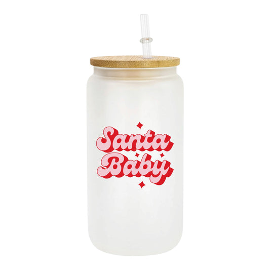 Santa Baby Frosted Bamboo Cup
