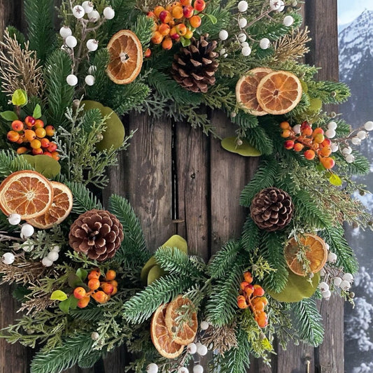 Orange Spice Real Wreath