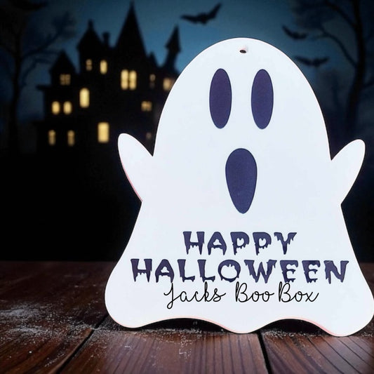Personalised Acrylic Boo bag tags