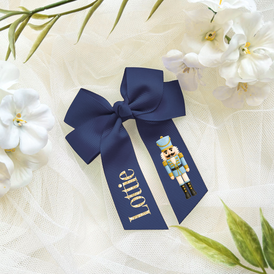 Gingerbread Man Hair Bows Personalised