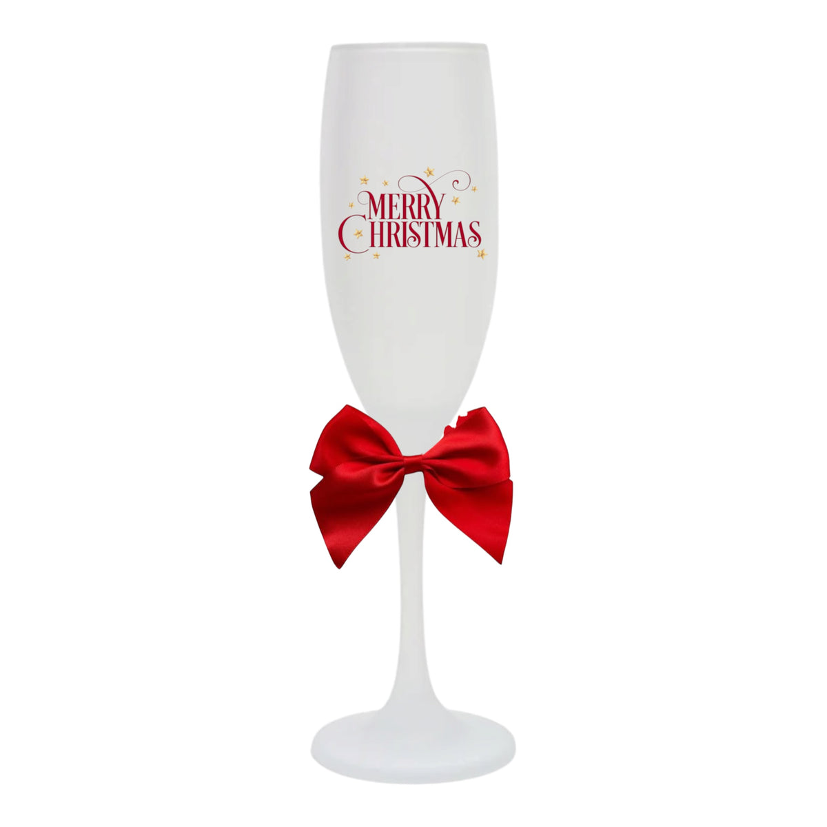 Christmas Frosted Flute