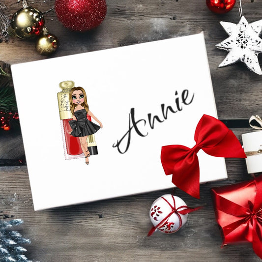 Miss Party Personalised Gift magnetic gift box A4