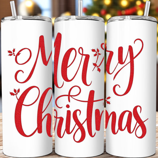 Merry Christmas Insulated Cup 20oz