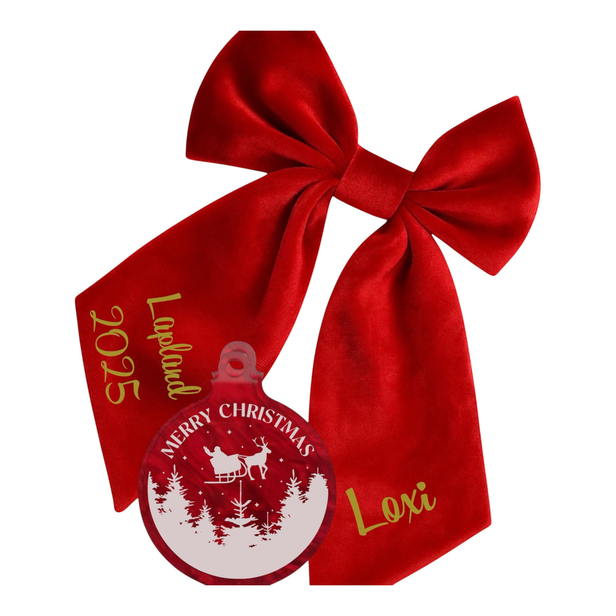 Lapland U.K. Extra Large Hair Bow and tree decoration