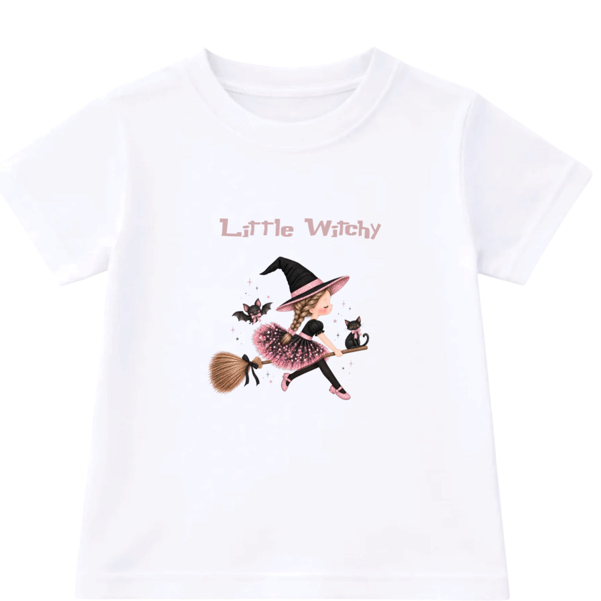 Little Witchy T shirt choose hair colour and skin tone to match