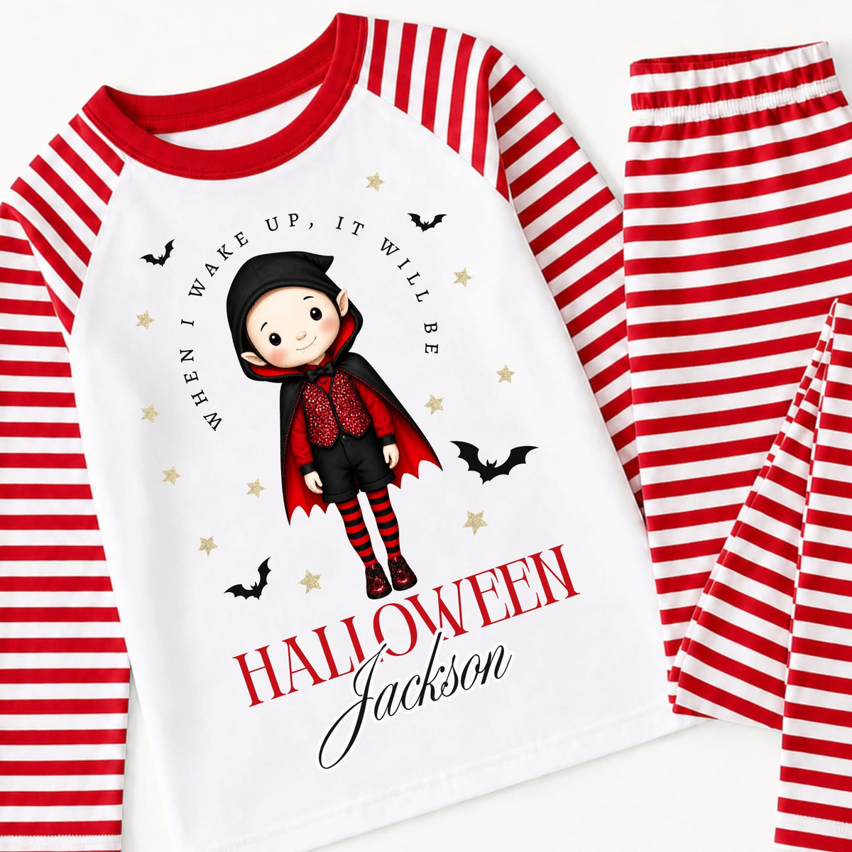 Personalised  when I wake up it will be Halloween Dracula