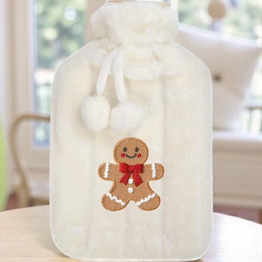 Gingerbread man  Hot Water Bottle