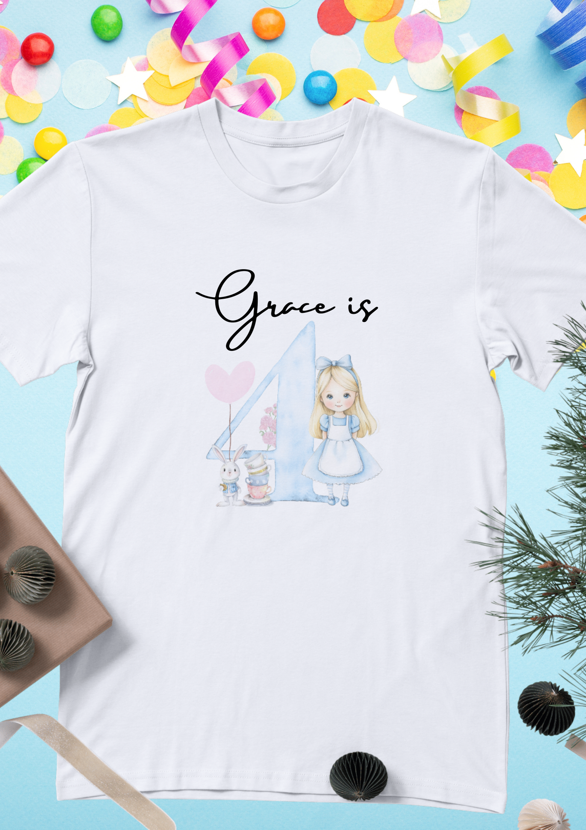 Alice in Wonderland T shirts Personalised