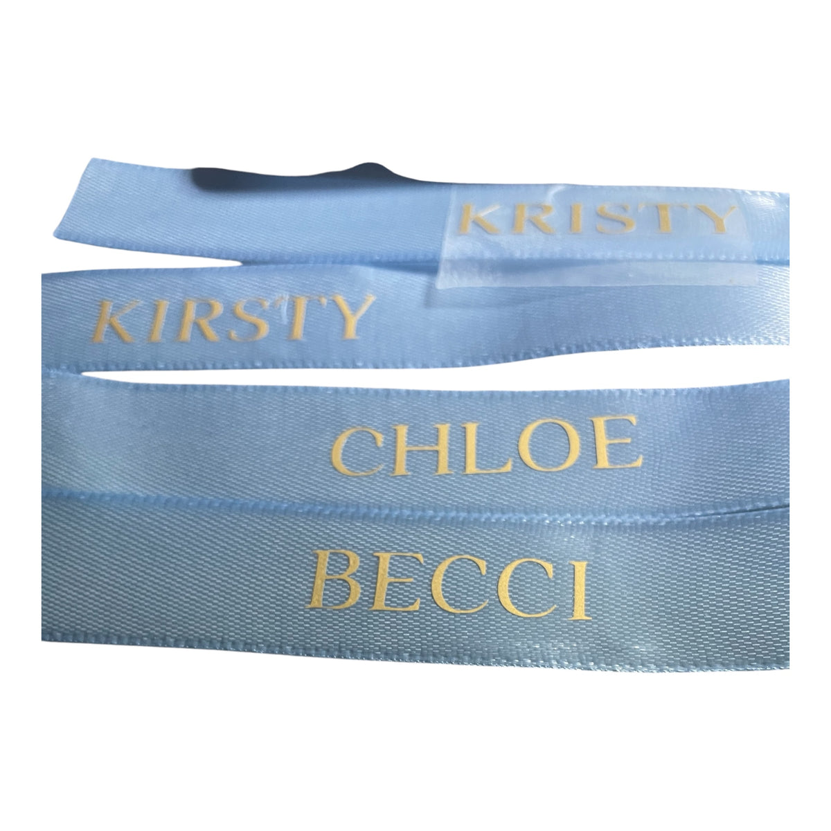 Baby Blue Personalised Ribbons