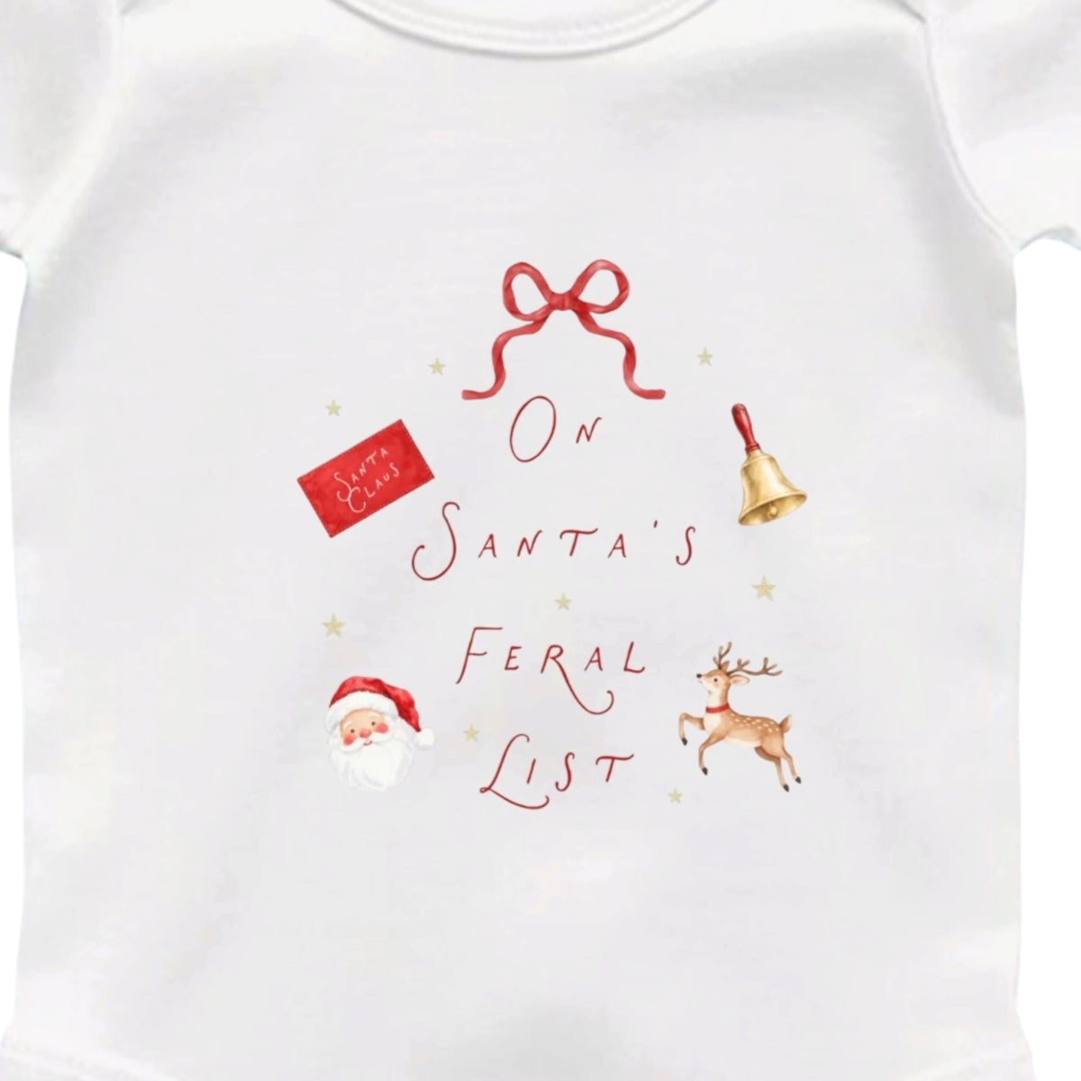Santas Feral List Bodysuit