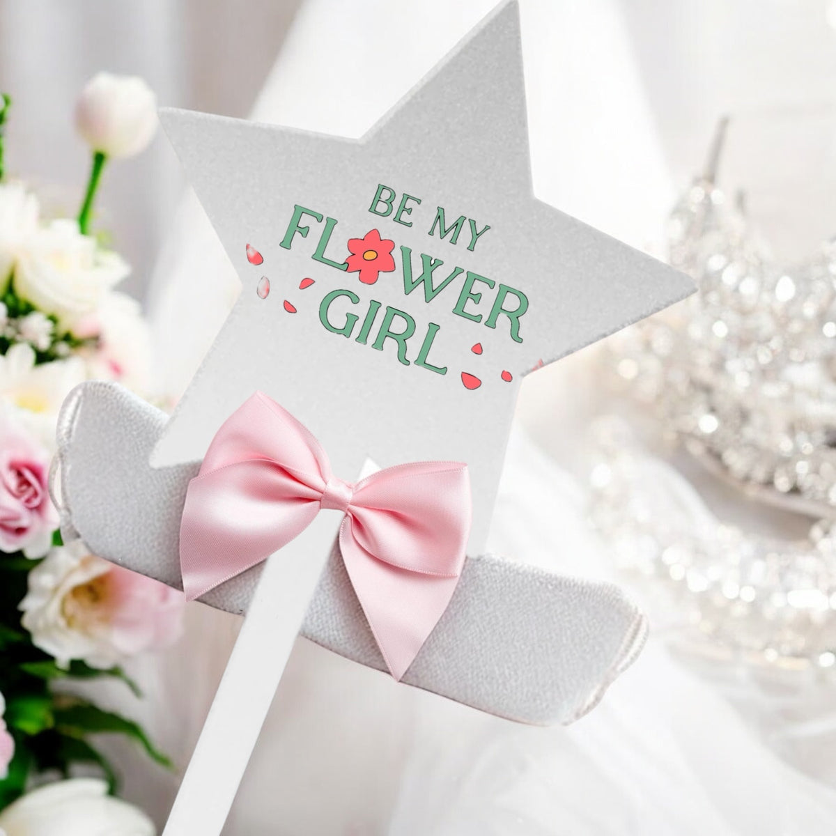 Will you be my Flower Girl Wand