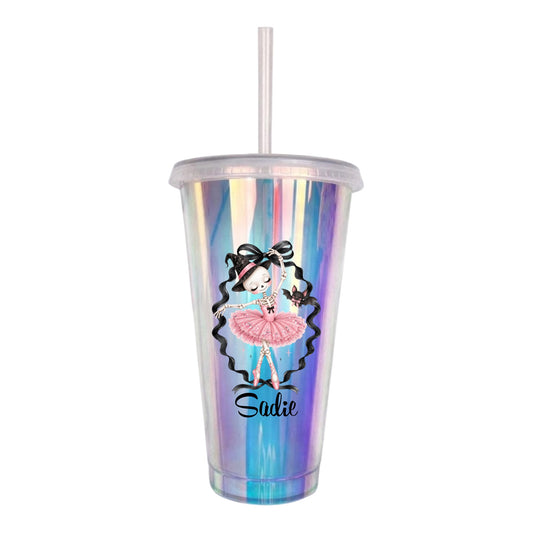 24oz hallograpic cup personalised