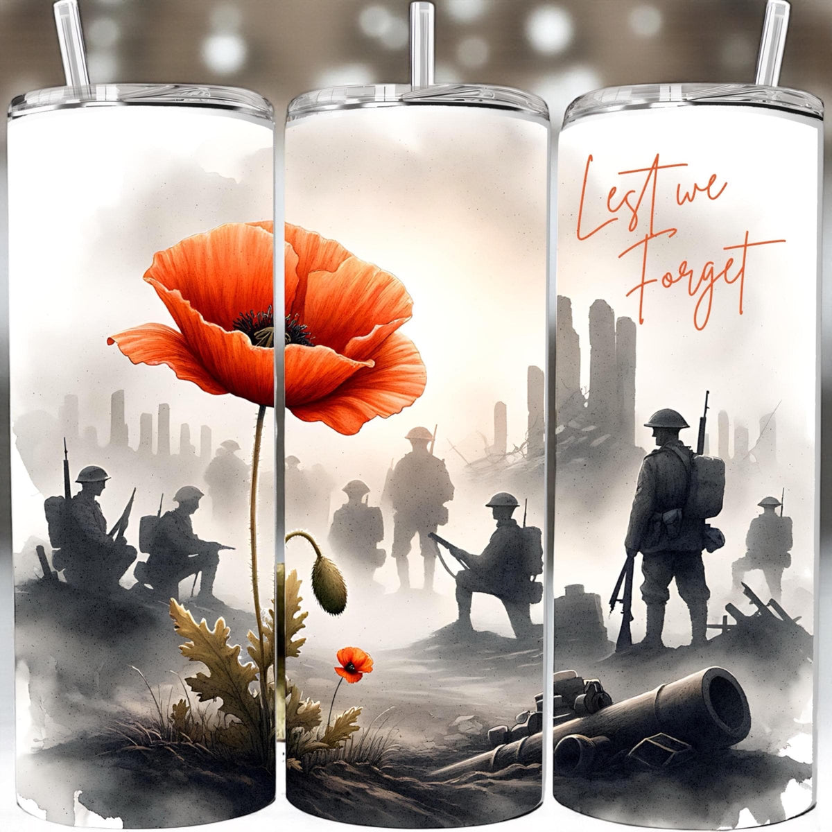 Least we forget Poppy Insulated Cup 20oz