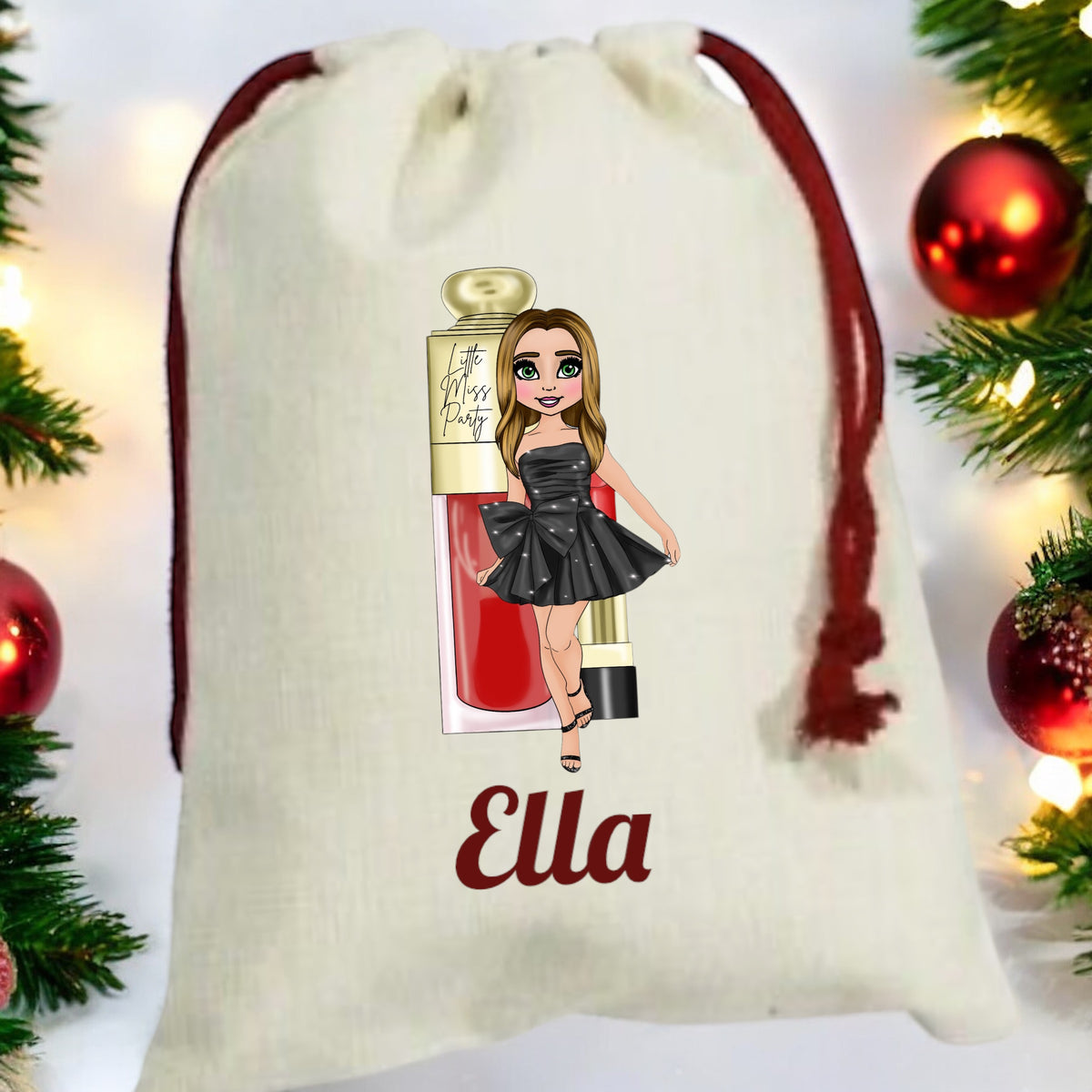 Miss Party Personalised Gift Sack