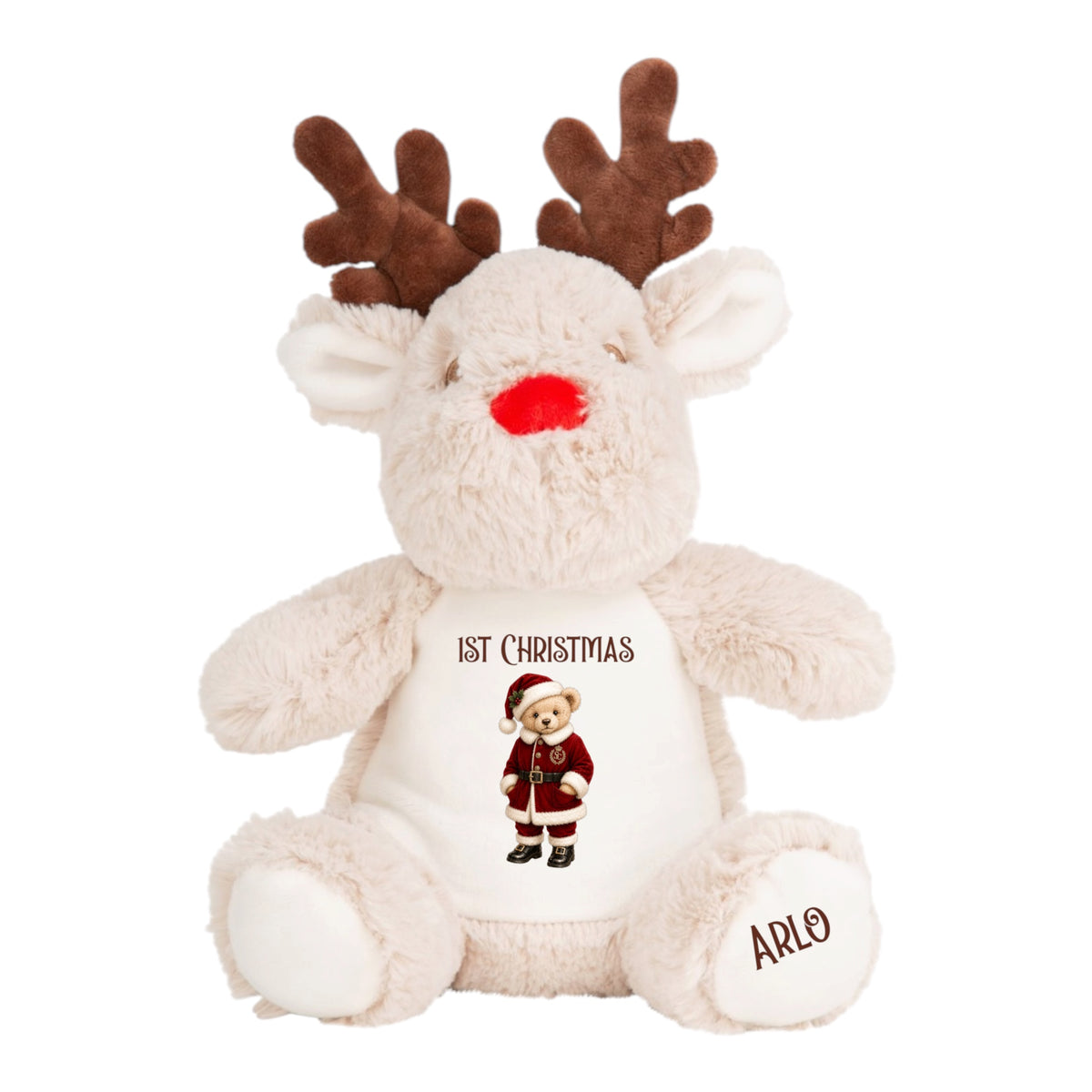 Personalised Plush Reindeer