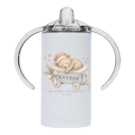 First Christmas Sippy Cup Personalised