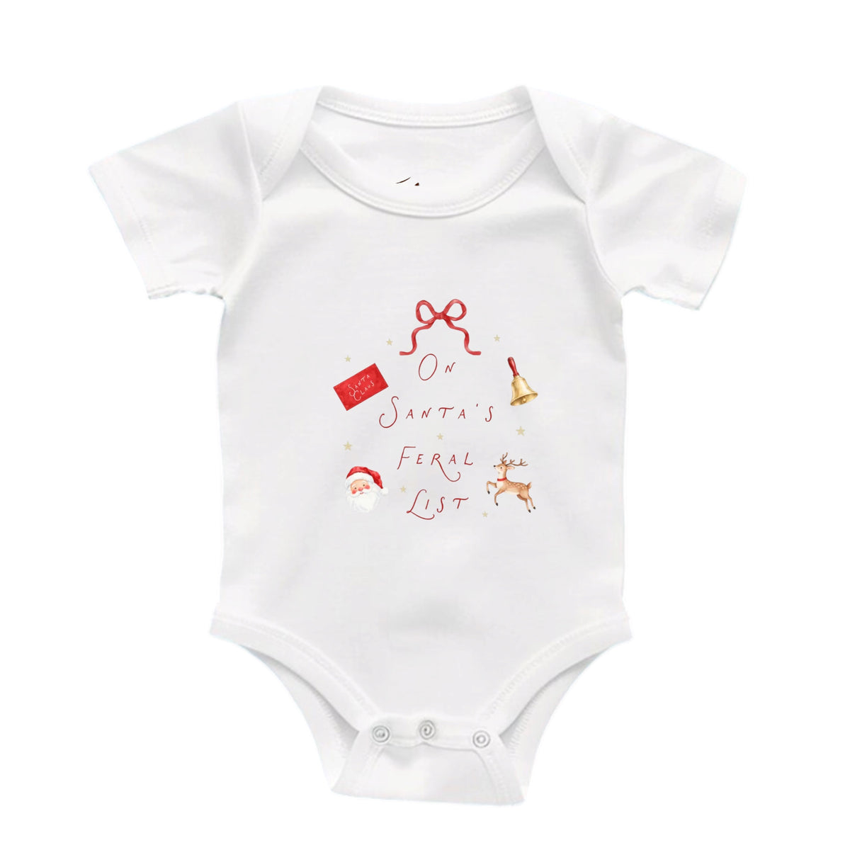 Santas Feral List Bodysuit